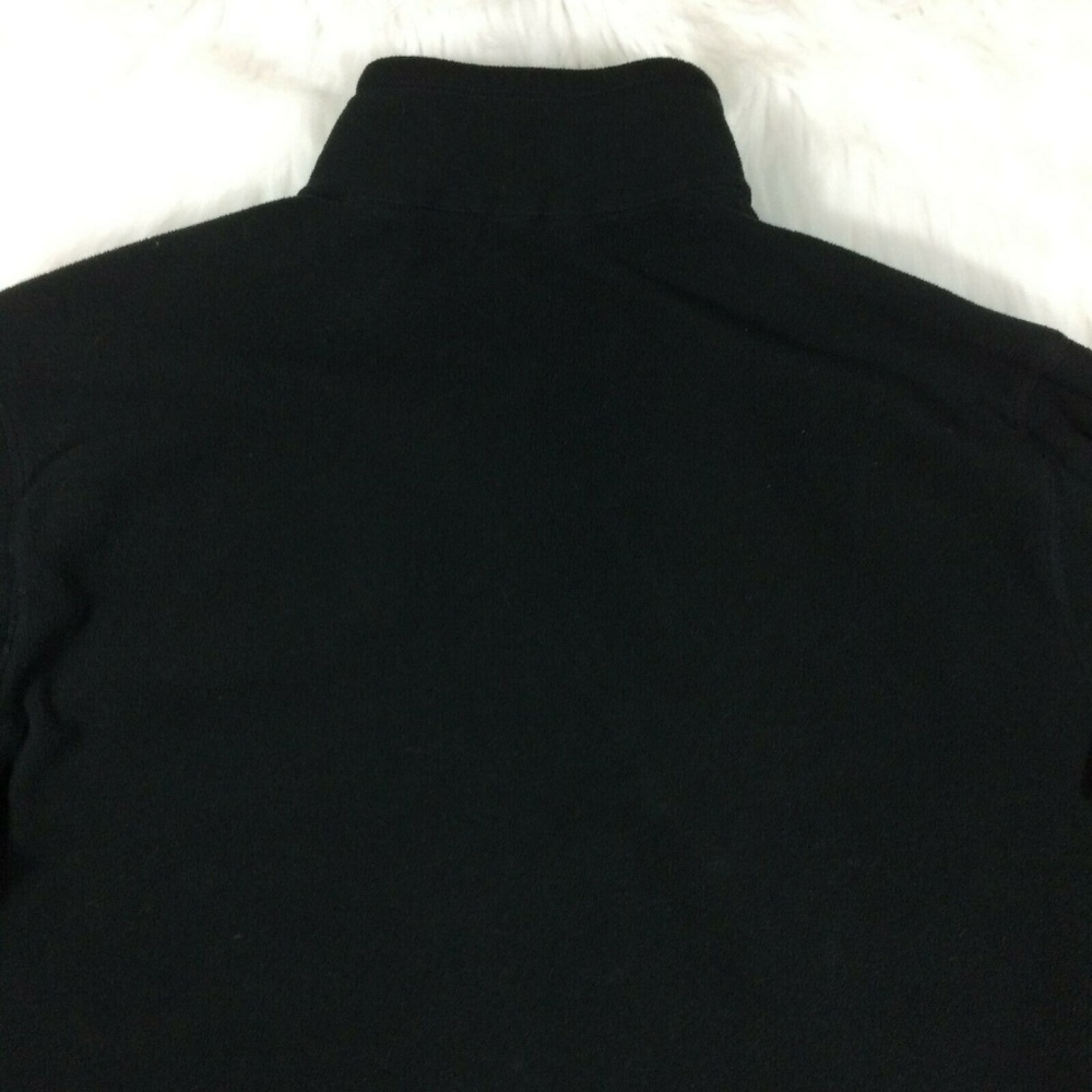 Eddie Bauer Black Pullover Fleece Sweater Jacket - Picture 5 of 8